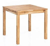 Esstisch MALIN 80 x 80 cm massiv Eiche