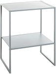 Beistelltisch 45 x 35 cm grau