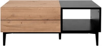 Couchtisch NOLA 100 x 55 cm Artisan Oak/schwarz