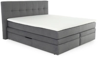 Boxspringbett AMY 180 x 200 cm grau