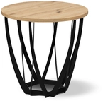 CASAVANTI Couchtisch MELLA 50 x 50 x 50 cm braun/schwarz