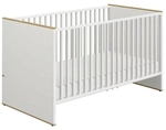 PAIDI Babybett LIEVEN 70 x 140 cm wei&szlig;/ braun