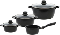 ELO Topf-Set BLACK CAST 4-teilig Aluguss schwarz