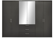 set one by Musterring Dreht&uuml;renschrank HENDERSON grau