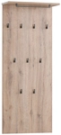 Garderobenpaneel COSMO 50 x 121 cm braun