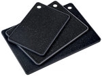 KESPER Schneidebrett 3er Set Polypropylen 36 x 26 x 0,9 cm Schwarz