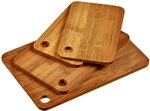 KESPER Schneidebrett 4-tlg. Bambus 33 x 23 x 4 cm Braun