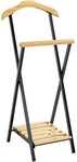 Herrendiener 45 x 110 cm Schwarz/ Braun