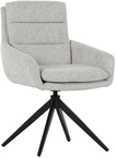 INTERhome Drehsessel LEIA beige/schwarz