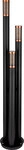 GLOBO LED Retrofit Wegeleuchte BOSTON 3-flg 170 cm schwarz