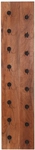 Wand-Weinregal 33 x 148 cm Mangoholz