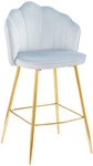 CASAVANTI Barhocker 2er Set hellgrau