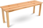 holz4home Gartenbank ALLROUND 118 x 33 cm naturfarbig