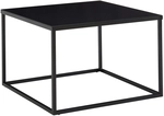 Couchtisch 60 x 60 x 40 cm Metall lackiert Schwarz