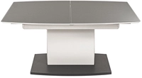 Couchtisch 115 x 70 x 53&ndash;72 cm Glas Grau