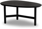 CASAVANTI Couchtisch 86x50 cm Massivholz Mango schwarz