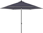 doppler Sonnenschirm myZONE 300 cm anthrazit /Blockstreifen