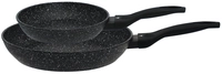 ELO Pfannenset GRANIT PASSION Aluminium 48 x 28,5 x 8,2 cm Schwarz/Wei&szlig;