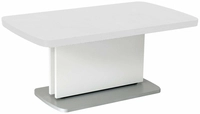 Couchtisch JM-04-04 ausziehbar 110 x 63 x 53-72 cm Wei&szlig;