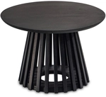 CASAVANTI Couchtisch 60x41 cm Massivholz Mango schwarz