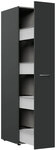 Apothekerschrank MULTIRAUMKONZEPT 30 x 185 cm graphitfarben