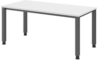 Schreibtisch 160 x 83,5 x 80 cm Wei&szlig;/ Graphit