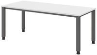 Schreibtisch 180 x 83,5 x 80 cm Wei&szlig;/ Graphit