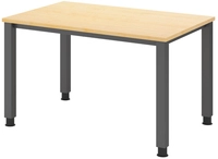 Schreibtisch 120 x 83,5 x 80 cm Ahorn/ Graphit
