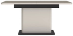 Esstisch VODOL 160-200x75 cm Sand/Schwarz