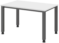 Schreibtisch 120 x 83,5 x 80 cm Wei&szlig;/ Graphit