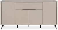 Sideboard ARONA 175 x 90 cm sandfarben/schwarz