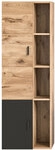 Midischrank GRADO 48 x 144 cm Eiche/ Grau