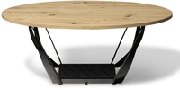 Couchtisch Mona 100x60 cm Artisan Eiche Dekor/schwarz