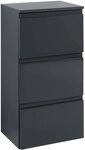 Unterschrank CARDIFF 40 x 79 cm Graphit Hochglanz