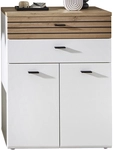 CASAVANTI Schuhschrank 80 x 40 x 106 cm Soft-Close Wei&szlig;...