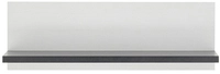 Wandregal SHERWOOD ca. 90 x 30 x 22 cm Pinie Weiss Dekor