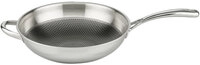 Wok Edelstahl 55,5 x 31,5 x 8,5 cm Silberfarbig