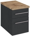 Unterschrank DAVOS 30 x 41 cm Graphit matt/ Wotan Eiche