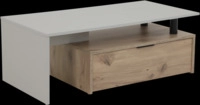 Couchtisch DENNIS 110 x 55 cm hellgrau/braun