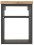 Regal DAVOS 30 x 41 cm Graphit matt/ Wotan Eiche
