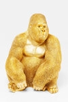 KARE DESIGN Dekofigur GORILLA goldfarbig