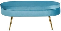 Polsterbank blau