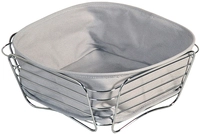 Kesper Brot- & Obstkorb Edelstahl 26 x 26 x 11 cm Grau