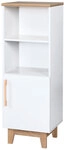 roba Standregal FINN 45 x 128 x 40 cm wei&szlig;/goldeiche