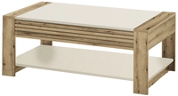 Couchtisch TOMAR 108 x 60 cm braun/kaschmirfarbig