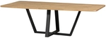 XL-Tisch COMBI-TABLO 240 x 100 cm Eiche massiv U-Gestell