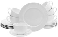 CreaTable Kaffeeservice FLEUR ROYAL 18-teilig creme wei&szlig;