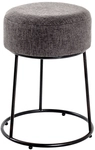 Hocker 30 x 30 cm anthrazit/schwarz