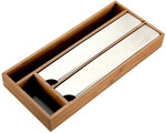 KESPER Folienschneider Bambus/Edelstahl 5,4 x 19 x 42 cm Braun