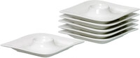 Ritzenhoff & Breker Eierbecher MELODIE 6er Set wei&szlig;